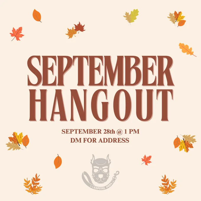 Event Flyer for September 28th hangout