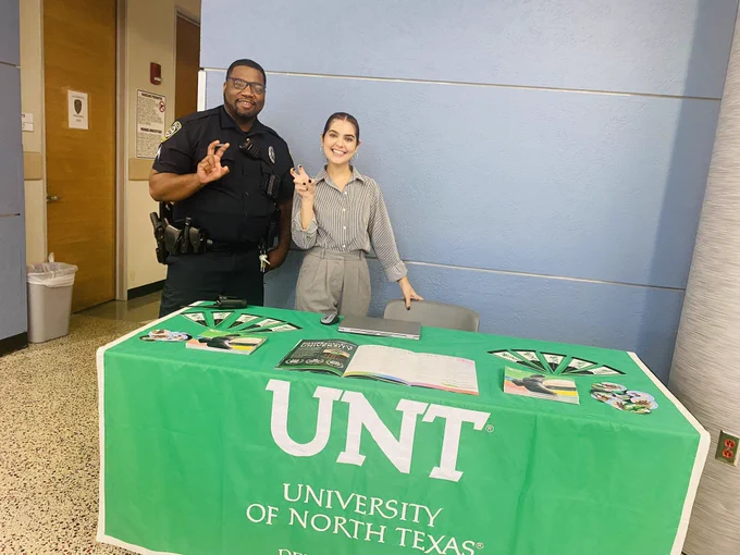 Cpl. Norwood is a proud alumnus of the University of North Texas at Denton.