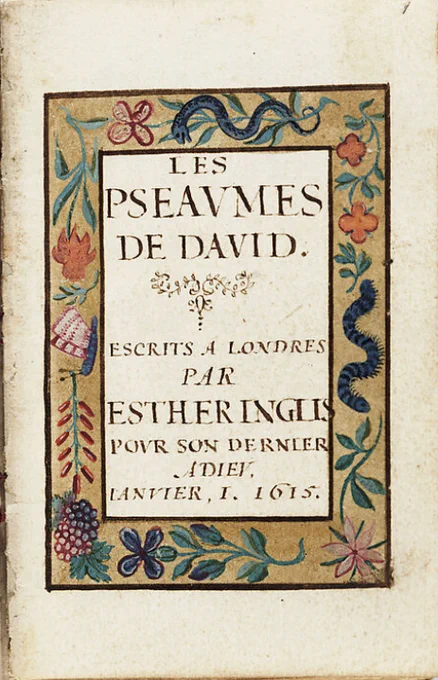 NLS MS.8874 presented by Esther Inglis to Prince Charles, 1615