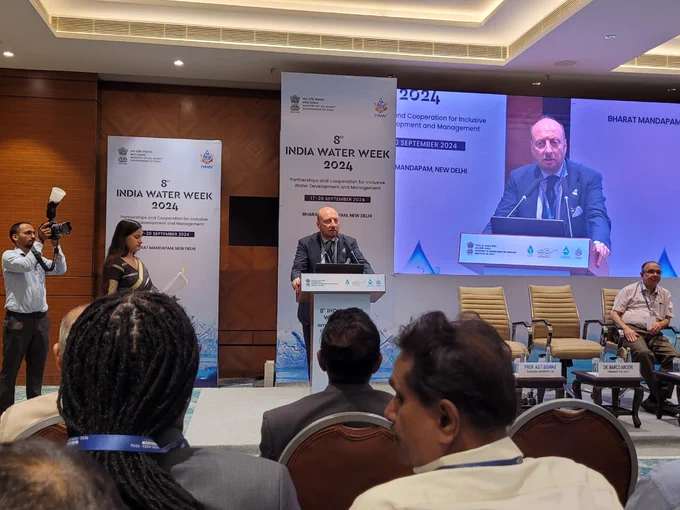 ICID President Dr. Marco Arcieri chaired the 2nd  CPR-ICID Water Security Conclave on the topic "Vision@2047: Paradigms and pathways for India's water security", along with Prof. Asit K. Biswas (Distinguished Visiting Professor, University of Glasgow, UK), and Secretary General Ashwin B. Pandya