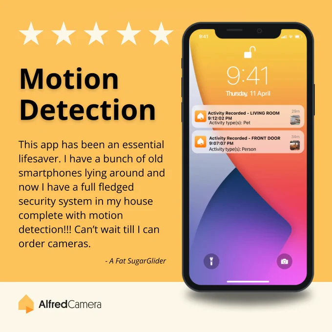 2️⃣ Motion Detection – Turn your old phone into a motion detector and get instant alerts. It’s like giving it new life!