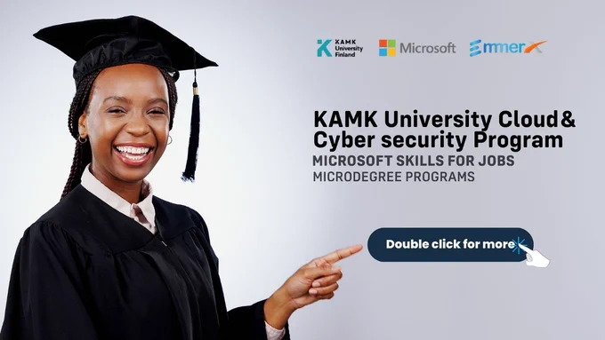 Professional Certificate in Cloud and Cybersecurity from KAMK University of Applied Science and Microsoft.