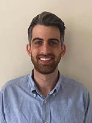 Three upper-body photos of Centre staff:  Ryan Felice, Laura Porro and Romain Perera (left to right)