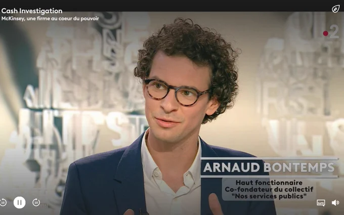 Capture d'écran de ma tête dans le débat après cash investigation (on m'a dit qu'il fallait mettre une image pour le premier tweet d'un fil)