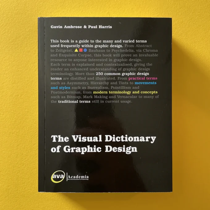 The Visual Dictionary of Graphic Design - book cover. Buy and sell the best graphic design books, journals, magazines and posters with The Print Arkive.