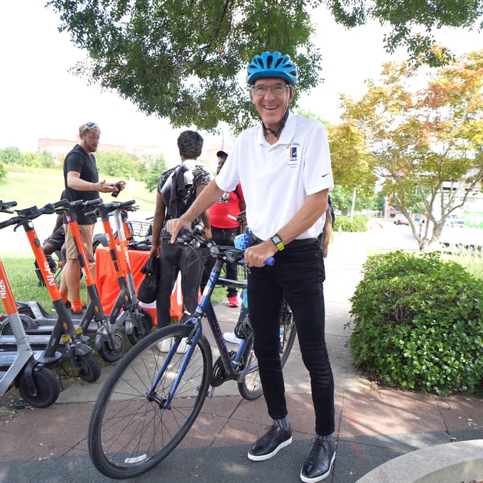 A few of us at the City of Durham chose cycling as our favorite way to get around Durham. On this #WayToGoWednesday, share your favorite way to get around the Bull City by tagging us. #TDMWeek