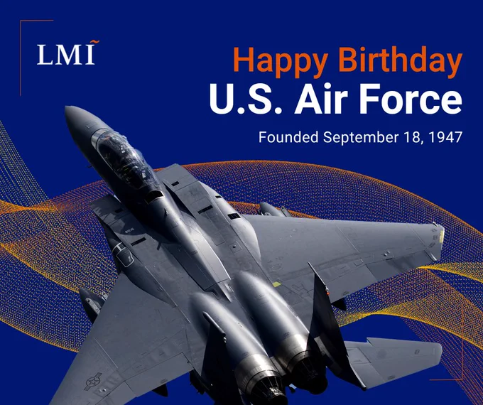 Happy Birthday U.S. Air Force. Founded September 18, 1947