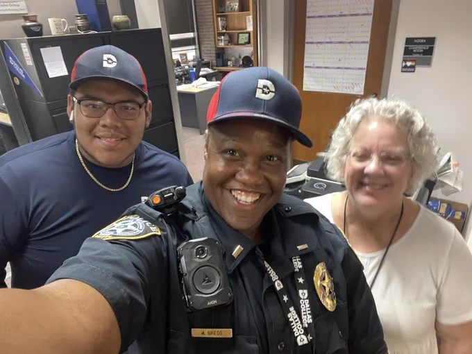 North Lake staff John Ochoa and Pam Laney took great care of me today. I love my new baseball cap.