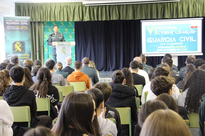 Presentación de la sexta edición de la National Cyber League de la Guardia Civil en Cantabria.