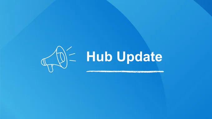 Hub Update graphic