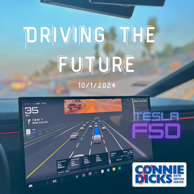 Tesla Full Self Driving (Supervised) 12.5.5 in the Cybertruck!

