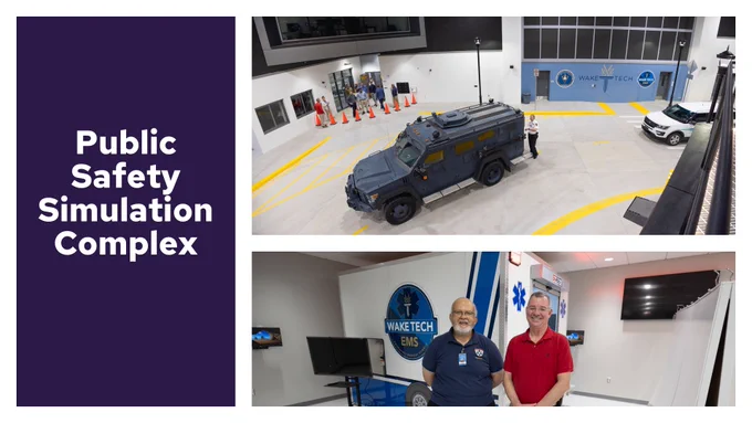 Photo's of Wake Tech's Public Safety Simulation Complex
