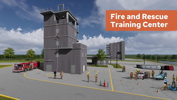 Wake Tech's Fire and Rescue Training Center