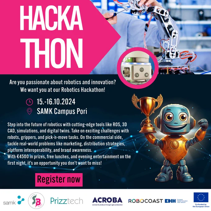 Robotics Hackathon Next Level Challenges Acroba Robocoast Prizztech Samk