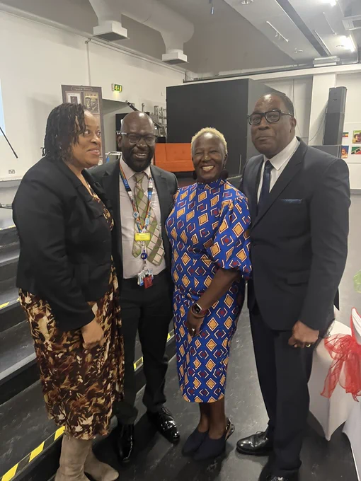 Photo Right to left: Bishop Derek Webley, Jacinth Ivey, Dr Tonye Sikabofori, Dr Christine Burt.