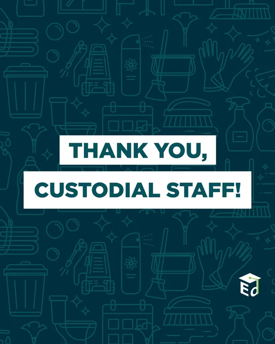 Thank you, custodial staff!