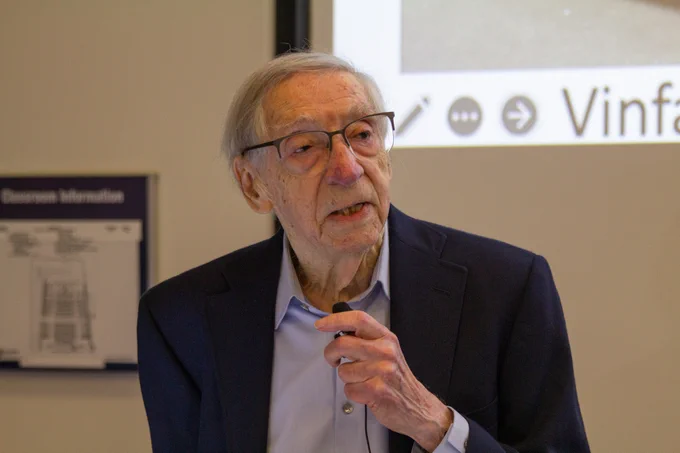 Dr. Harry Allcock speaking