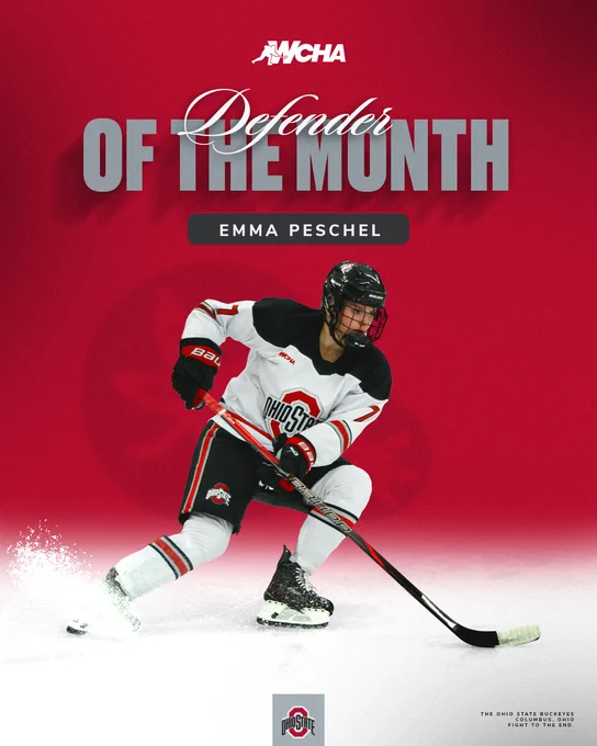 WCHA Defender of the Month - Emma Peschel