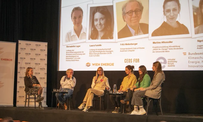 Circular Movie Night 2024 des Circular Economy Forum Austria in Kooperation mit Wien Energie und CEOs FOR FUTURE, mit Unterstützung des Bundesministerium für Klimaschutz, Umwelt, Energie, Mobilität, Innovation & Technologie // 01.10.2024 // Stadtkino im Künstlerhaus Wien // Fotocredit: CEOs FOR FUTURE/ Paris Tsitsos
