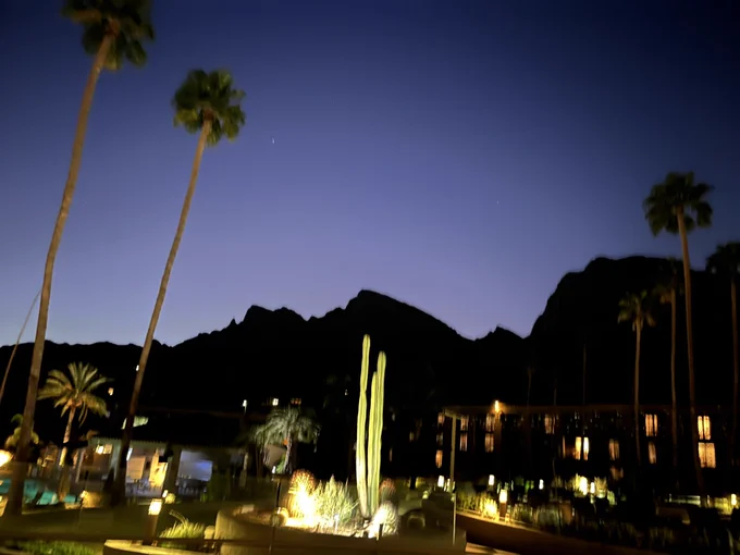Beautiful early-morning Tucson sky