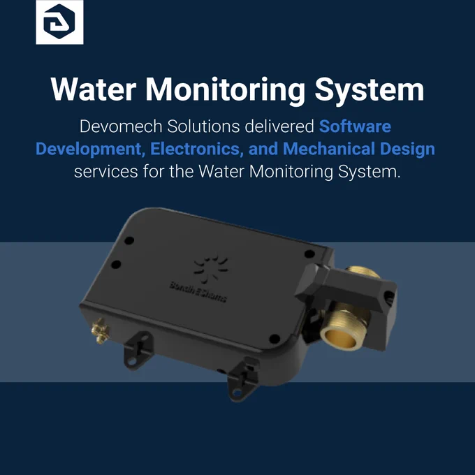 Water Monitoring, Innovation, Engineering Excellence, Devomech Solutions, Smart Solutions, IoT, Mechanical Design, Electronics, Software Development