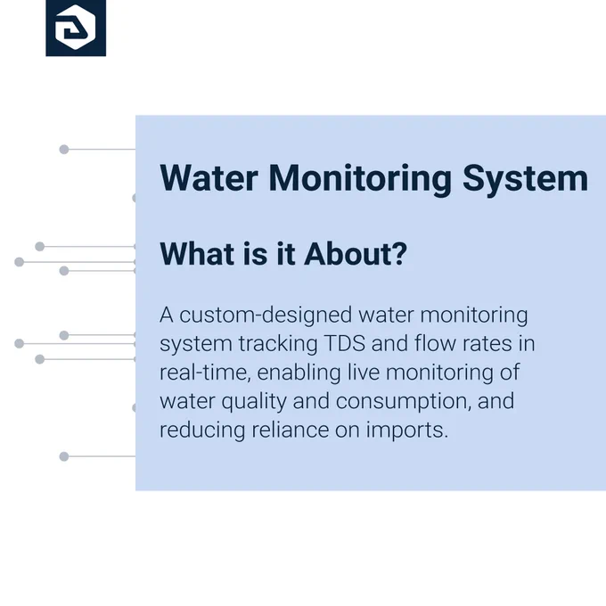 Water Monitoring, Innovation, Engineering Excellence, Devomech Solutions, Smart Solutions, IoT, Mechanical Design, Electronics, Software Development
