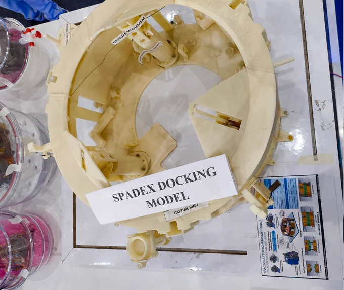 SPADex (Spacecraft Docking Model) simulates and analyzes spacecraft docking maneuvers in 6-DOF for design, testing, and mission planning.