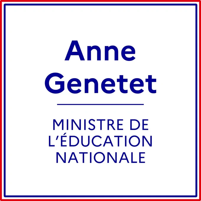 Anne Genetet, ministre de l’Éducation nationale