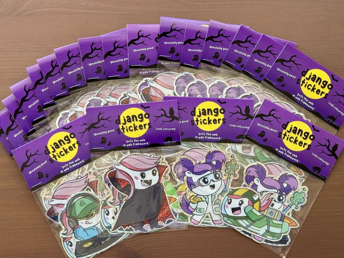 Sticker packs for djangostickers.com
