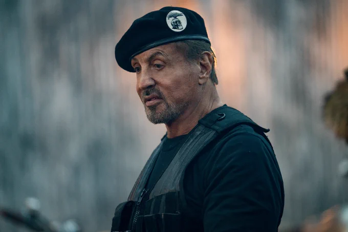 Sylvester Stallone in the Expend4bles.