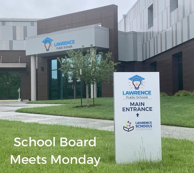 School board meets Monday and image of Educational Support Center