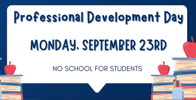 No School on Monday, 9/23
