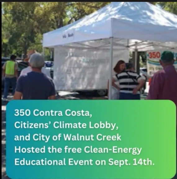 Screenshot of 350 Contra Costa Action and Partners Electrification Fair Recap Video
