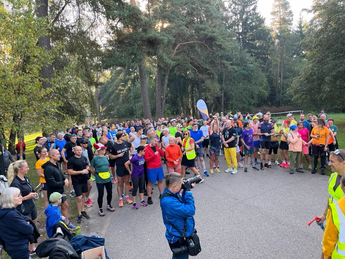 Image of first event at parkrun Vingis 