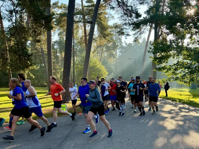 Image of first event at parkrun Vingis 