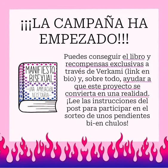 Comienza campaña en Verkami para ayudar a que la ampliación para el manifiesto bisexual se haga realidad
