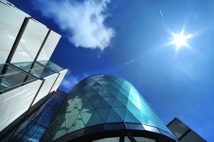 The Rose Bowl building at Leeds Beckett's city campus 