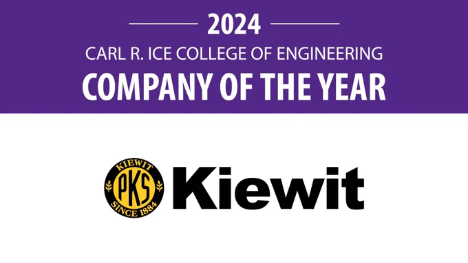 Carl R. Ice College of Engineering Company of the Year - Kiewit