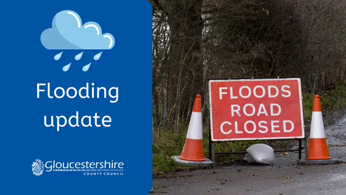 BRANDED FLOODED ROAD CLSOED