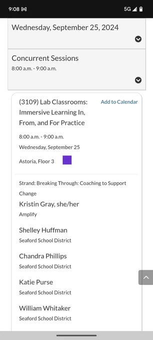 Session date and time: Wed, Sept 25 8-9am