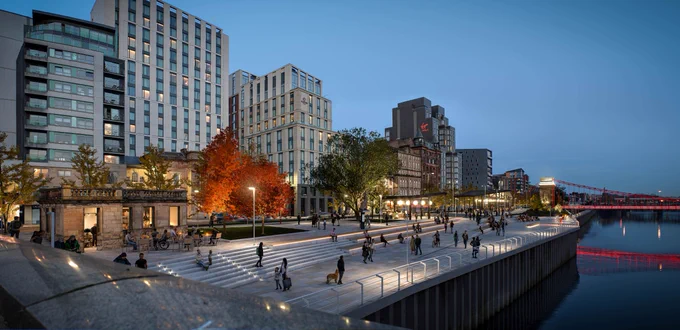 How Custom House Quay in Glasgow could look in the future.