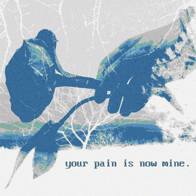 A distorted backdrop of a sunset overlayed with a feeble hand holding a rose. Background image is taken from a photo my mother posted the day my dad was incarcerated, titled "a beautiful morning view".

This song is a personal letter and vent about my mother and the abuse she put myself and my siblings through. To mom, I hope time brings you understanding of what you did to us. I hope I can forgive you someday.