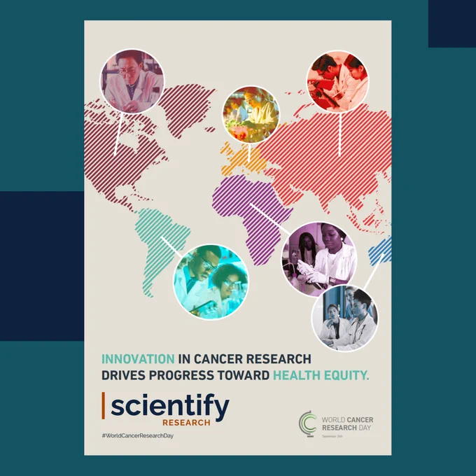 We've written a blog highlighting various cancer researchers:
https://www.scientifyresearch.org/blog/research-funding-cancer-research-world-cancer-research-day-2022/

Read recent conversations we've had with a number of cancer researcher funders, to learn more about the research they support:

Leigh Settlemoir from @skyfoundation Pancreatic Cancer Funder
https://www.scientifyresearch.org/blog/sky-foundation-perspective-from-funder-leigh-settlemoir/

Dr. Antoinette Wozniak from @lungcancerresearchfoundation
https://www.scientifyresearch.org/blog/lung-cancer-research-foundation-perspective-from-funder-antoinette-wozniak/

and the Grants and Scientific Affairs Team ORCA shared more about their Ovarian Cancer research funding:
https://www.scientifyresearch.org/blog/ovarian-cancer-research-alliance-ocra-perspective-from-a-funder/

If you're a research funder that is interested in cancer research, we'd love to interview you! Please reach out to us. 