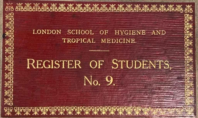 LSTHM Register of Students number 9