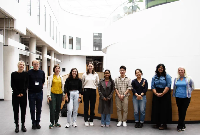 Summer School attendees at the Centre for Care offices in Sheffield