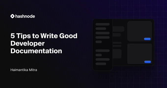 Article on writing good developer documentation