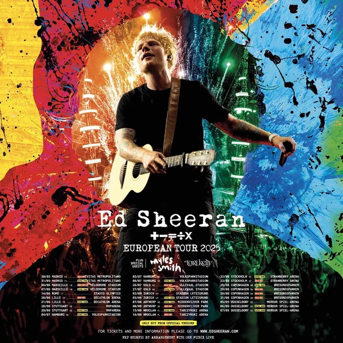 Myles Smith of luton will be touring with Ed Sheeran