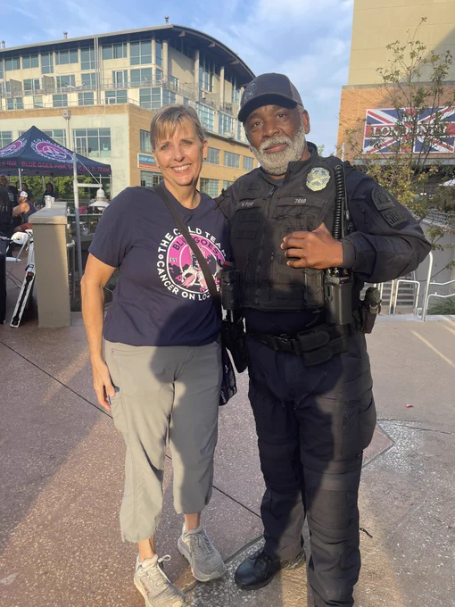 Retired DPD Sgt. Cheryl Cornish SWAT Sgt. Ford.