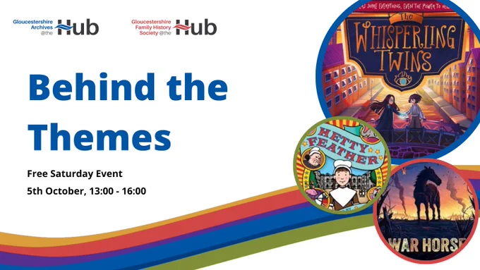 Behind the Themes
Free Saturday Event
5th October, 13:00 - 16:00