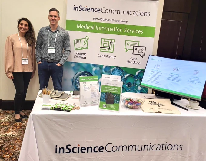 The inScience Medical Information team at the DIA Medical Information and Communications Conference 2024.